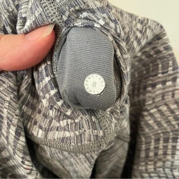 Lululemon Wunder Under Hi-Rise 7/8 Tight *25" Luon Arrow Battleship Silver - Picture 9 of 9